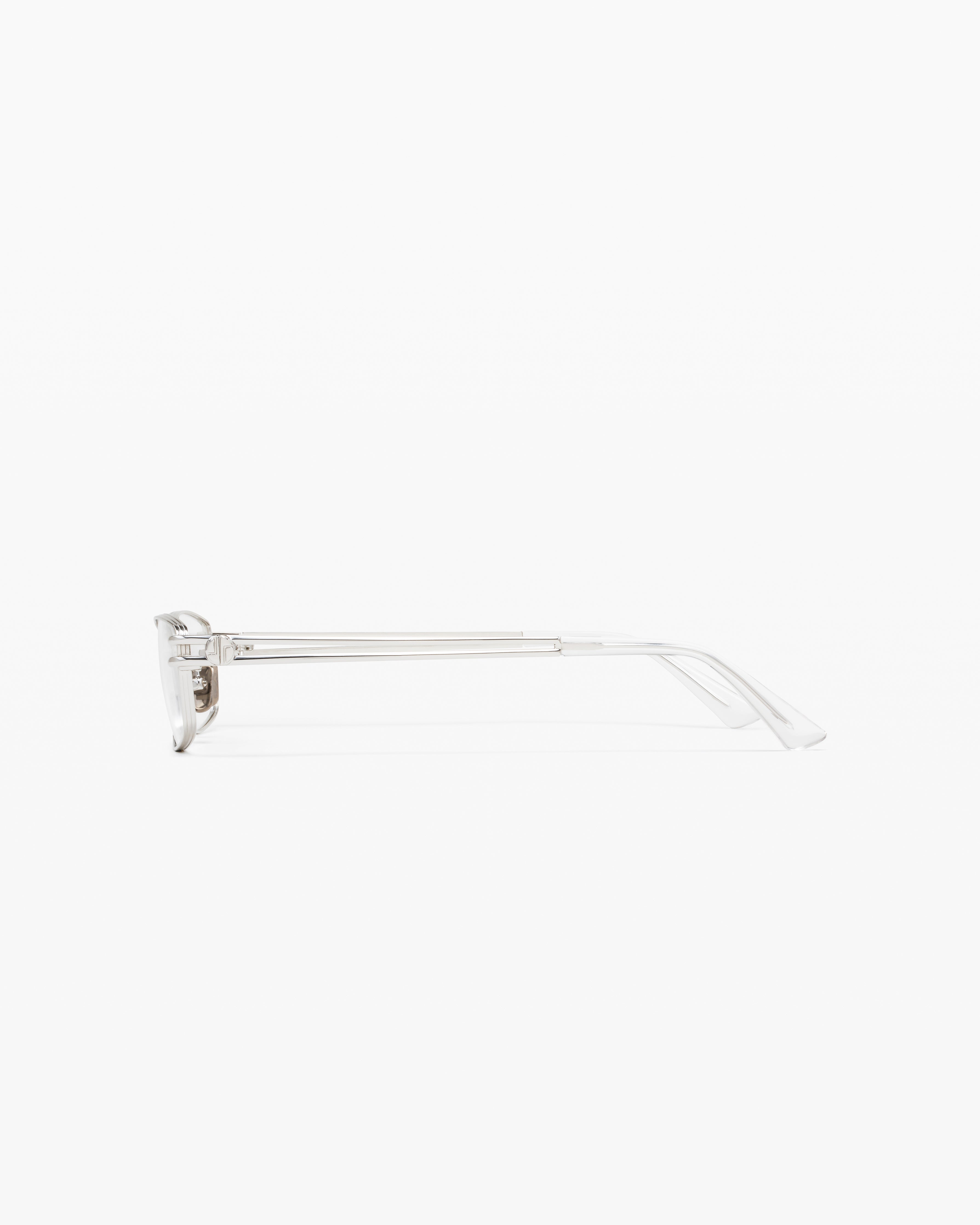 The Jo Rectangular Women's Eyeglasses in Silver