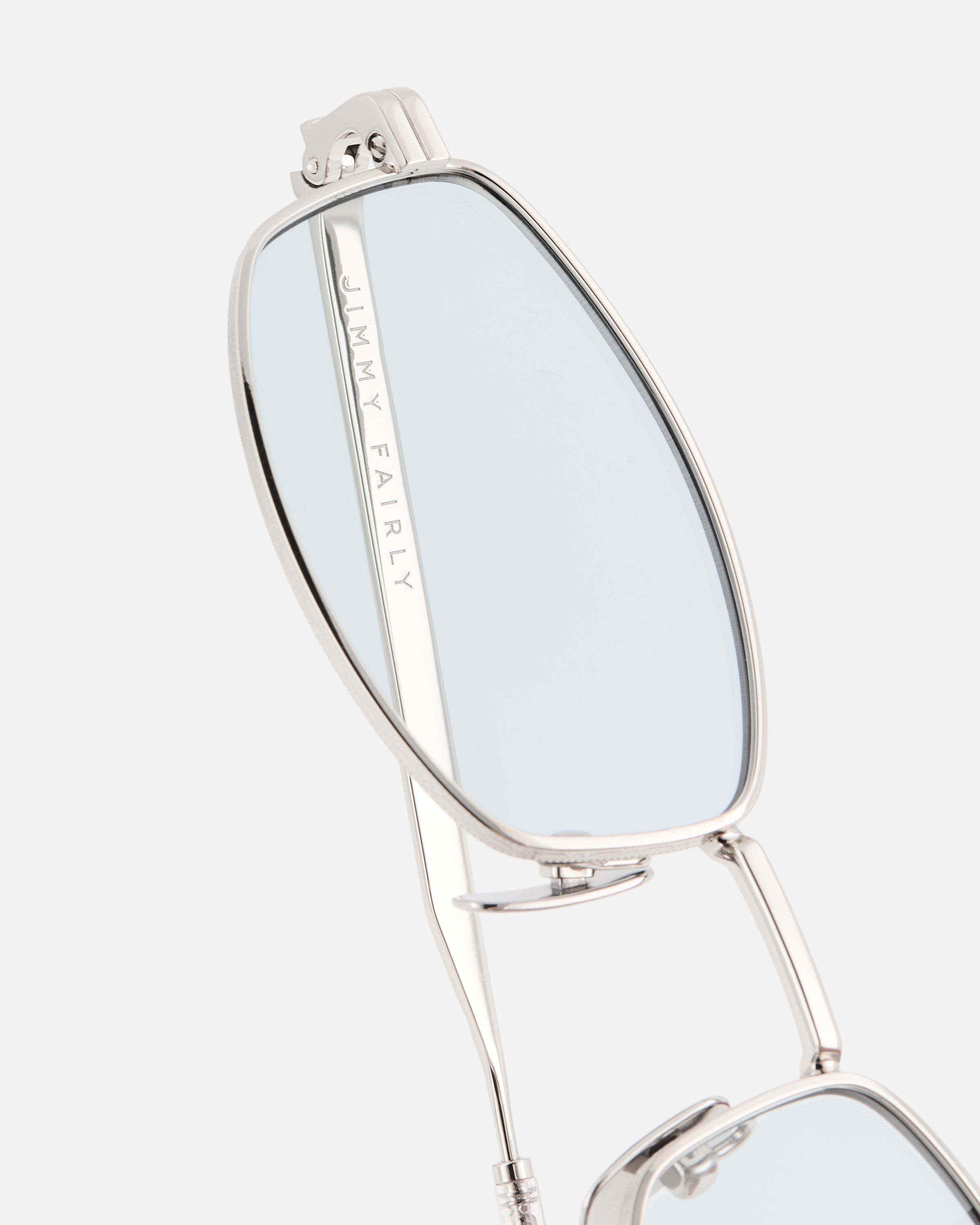 The Thib Rectangular Men's Sunglasses in Silver