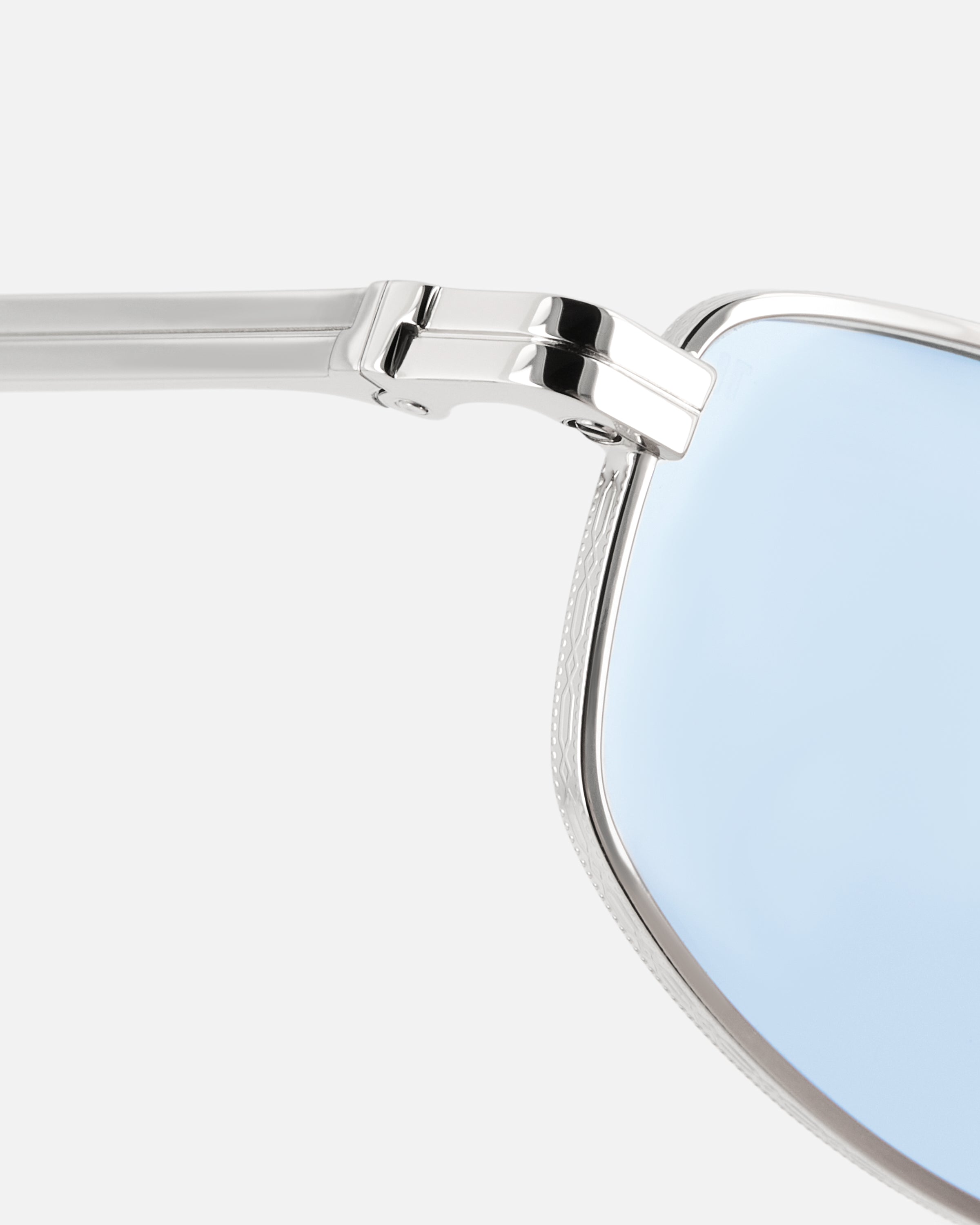 The Thib Rectangular Men's Sunglasses in Silver