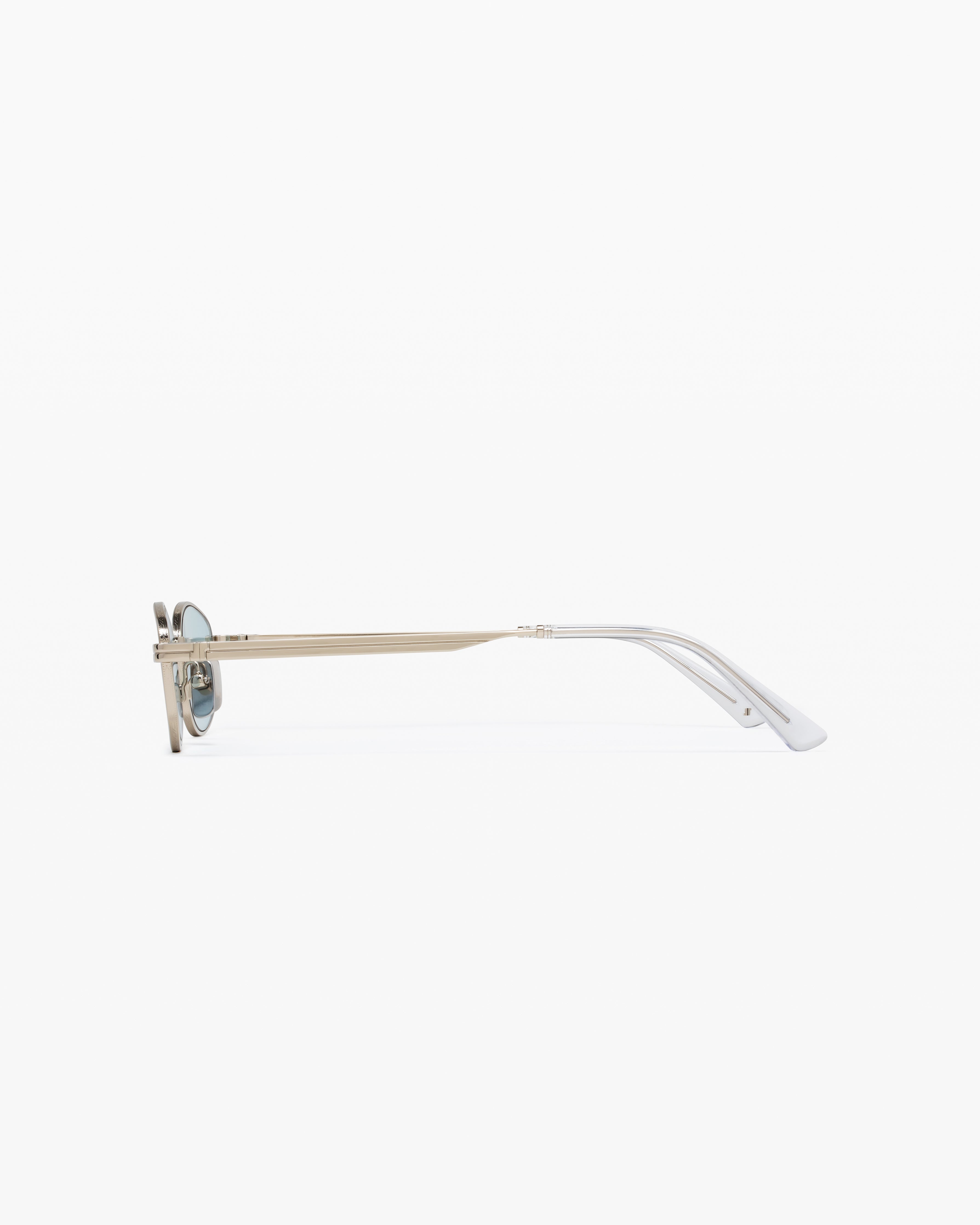 The Thib Rectangular Men's Sunglasses in Silver