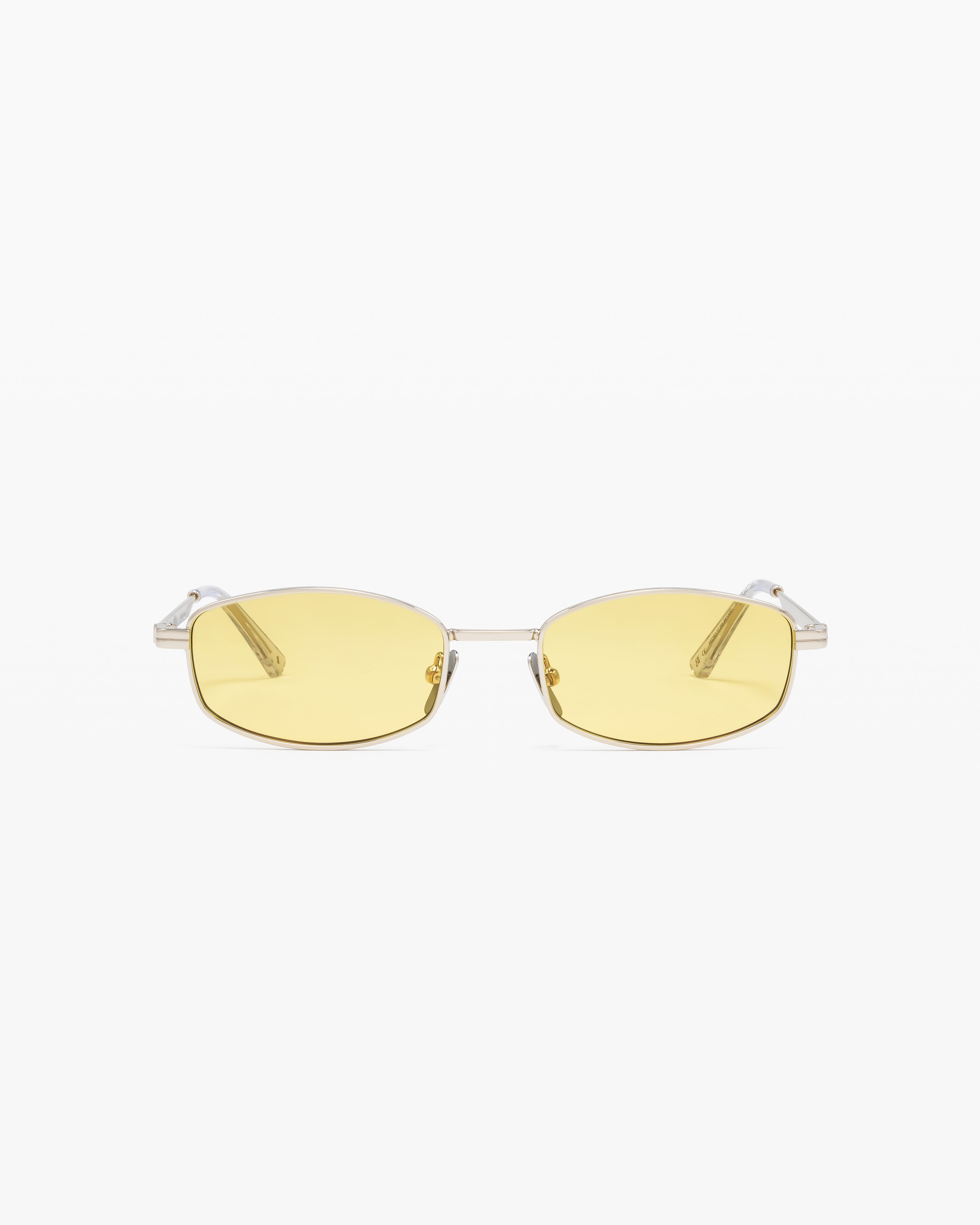 The Thib Rectangular Men's Sunglasses in Silver
