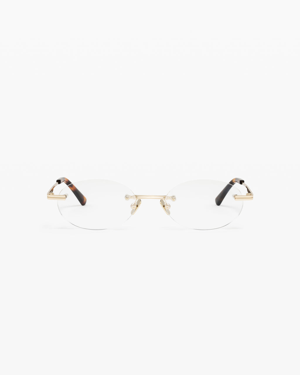 The Hudson Oval Damenbrillen in Gold