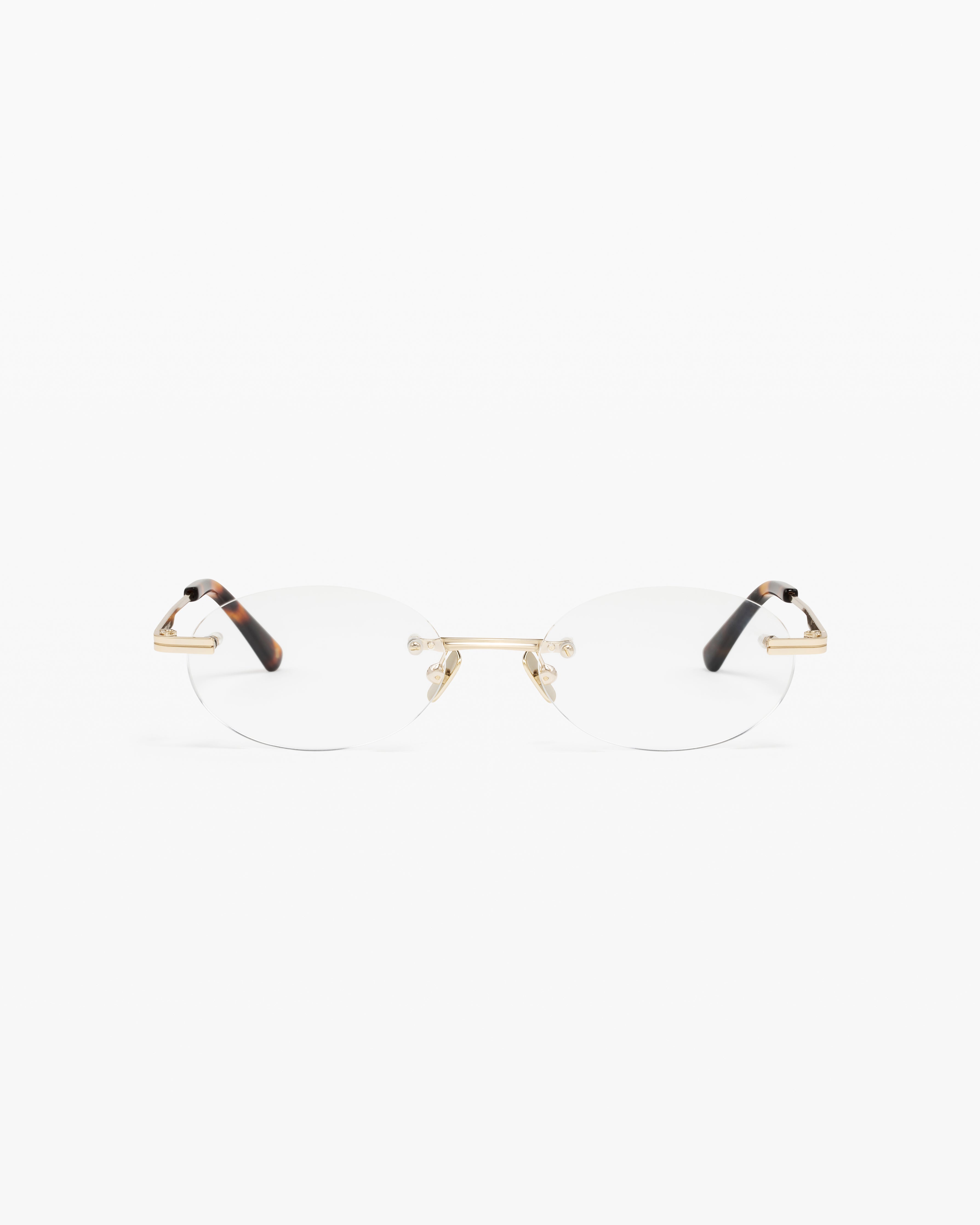 The Hudson Oval Damenbrillen in Gold