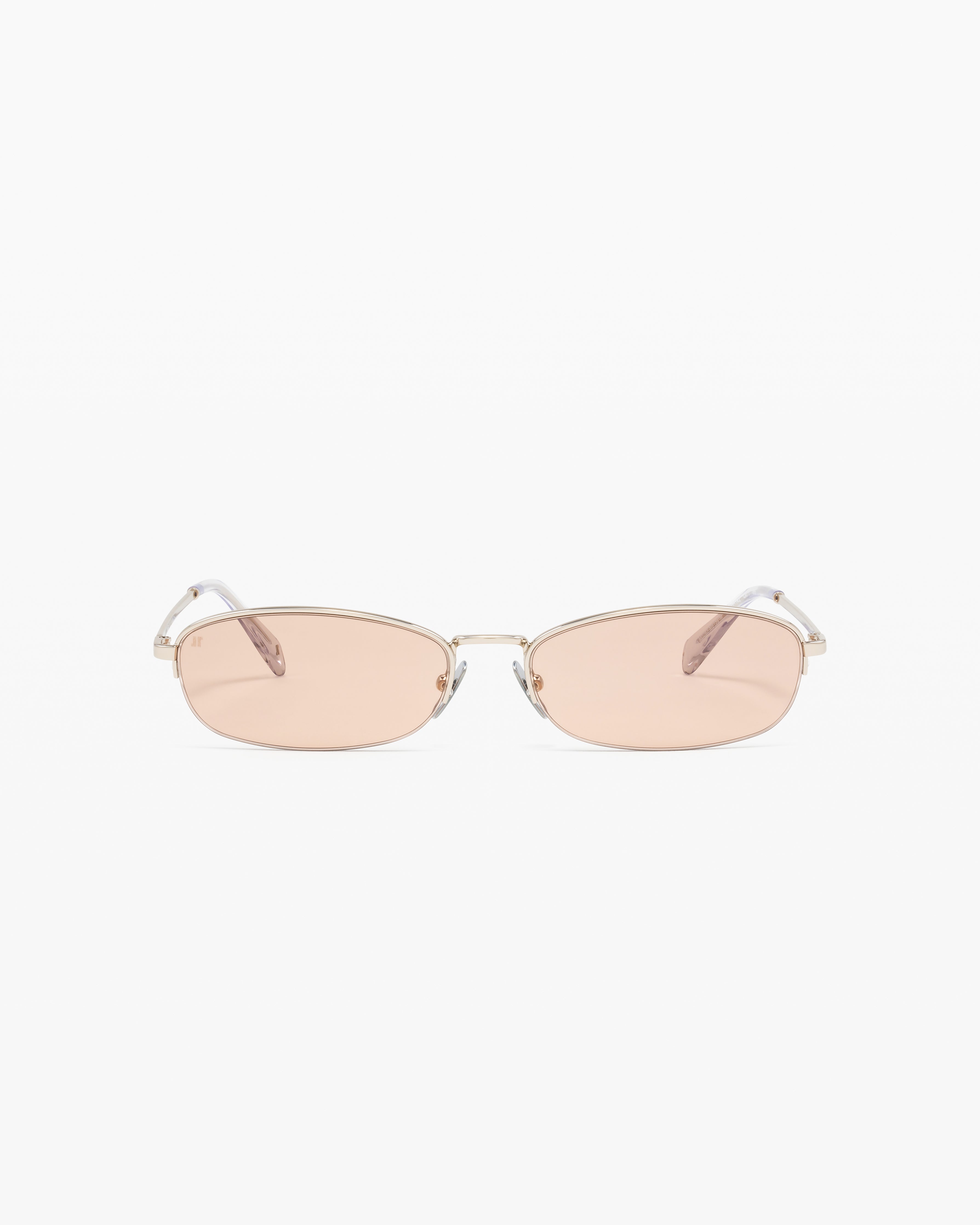 The Sage Rectangulaire Lunettes de Soleil pour femme in Argent
