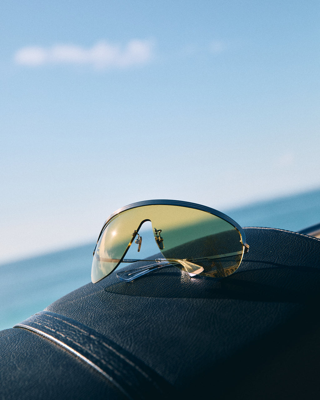 Il Jojoba Aviatore Occhiali da sole da Donna in Oro