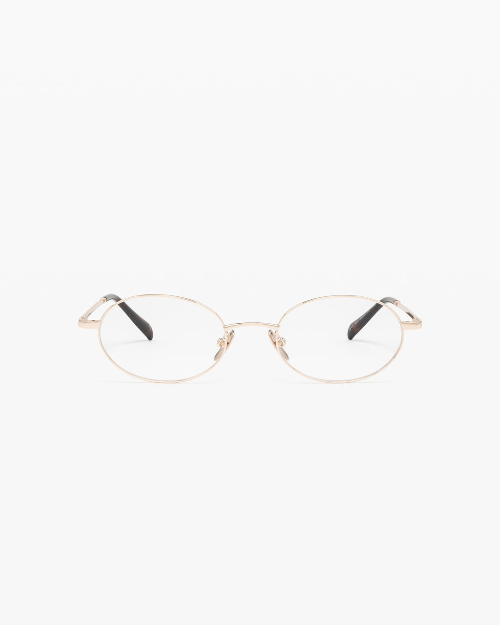 The Elvie Oval Women's Eyeglasses in Gold