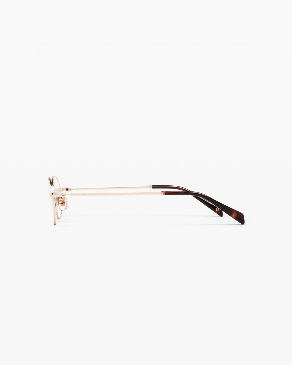 The Elvie Oval Women's Eyeglasses in Gold