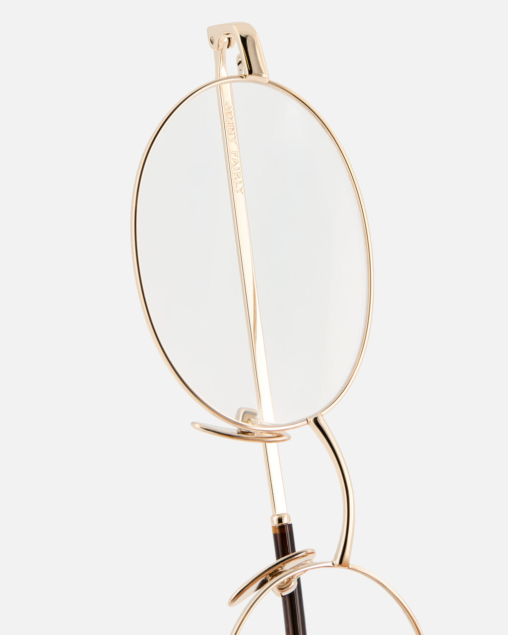 The Elvie Oval Women's Eyeglasses in Gold