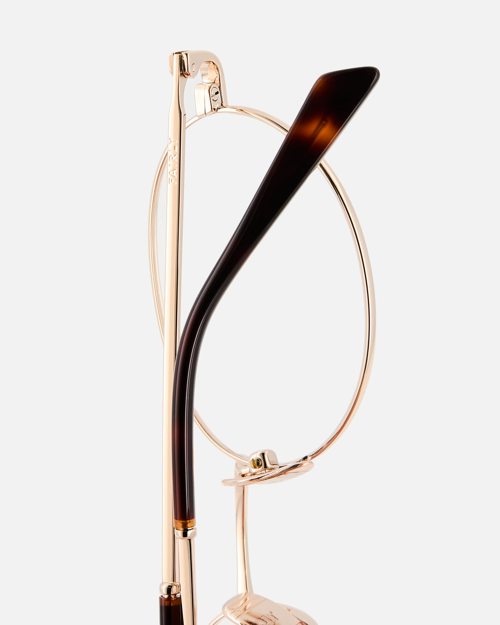 The Elvie Oval Women's Eyeglasses in Gold