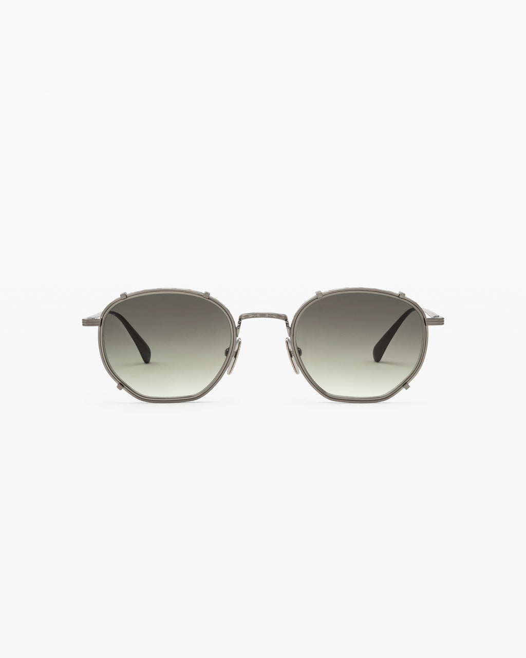 The Wave Round Men's Sunglasses in Silver