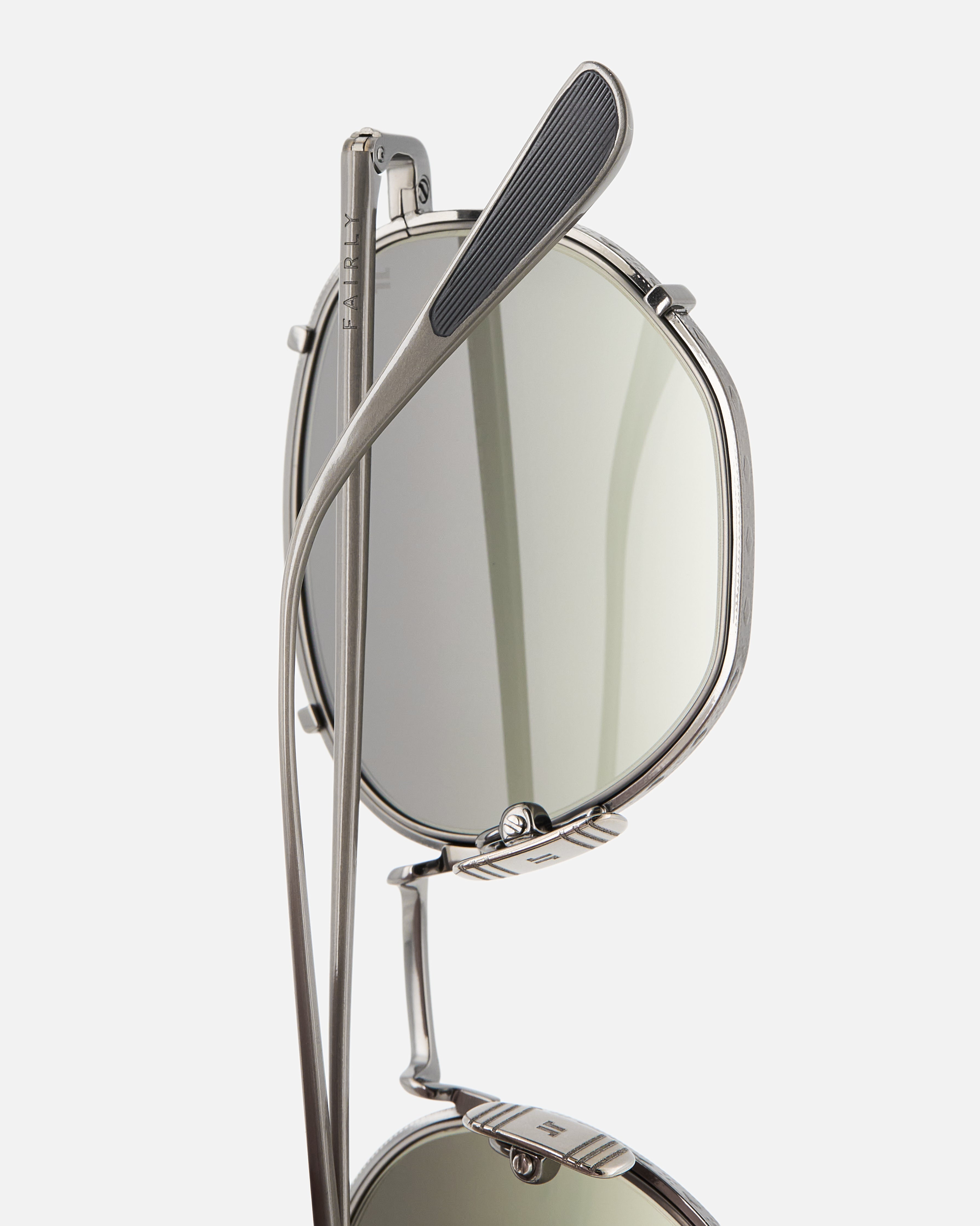 The Yuzu Medium Men's Sunglasses in Black | Jimmy Fairly EN FR