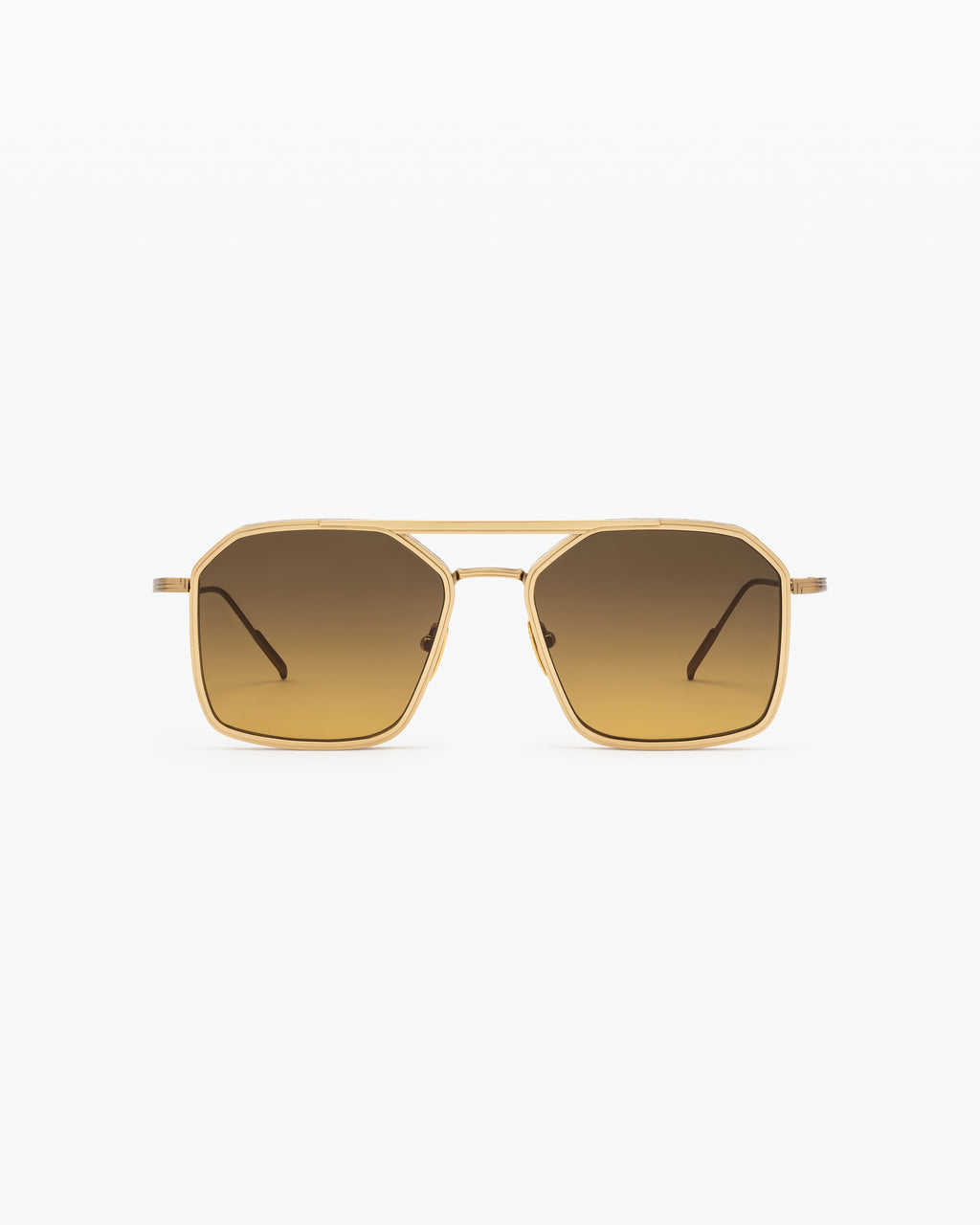The Pulse Aviator Men's Sunglasses in Gold