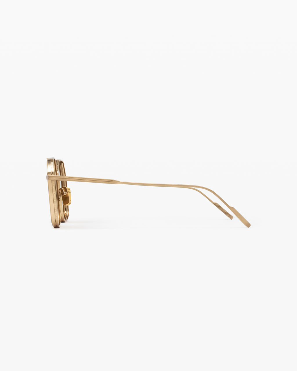 The Pulse Aviator Men's Sunglasses in Gold
