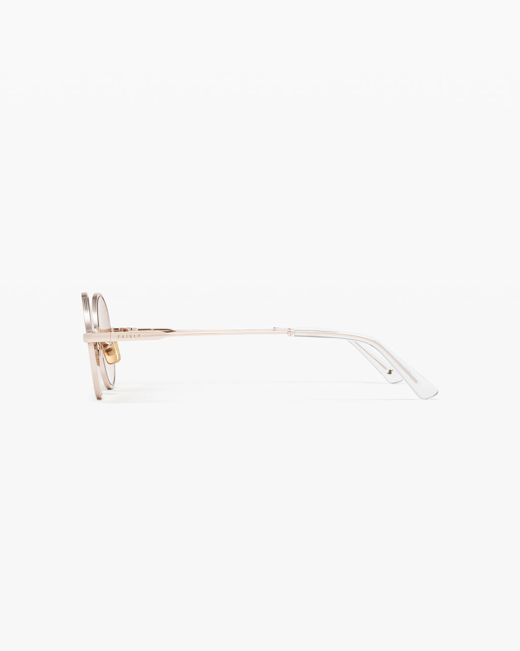 The Golden Round Women's Sunglasses in Gold
