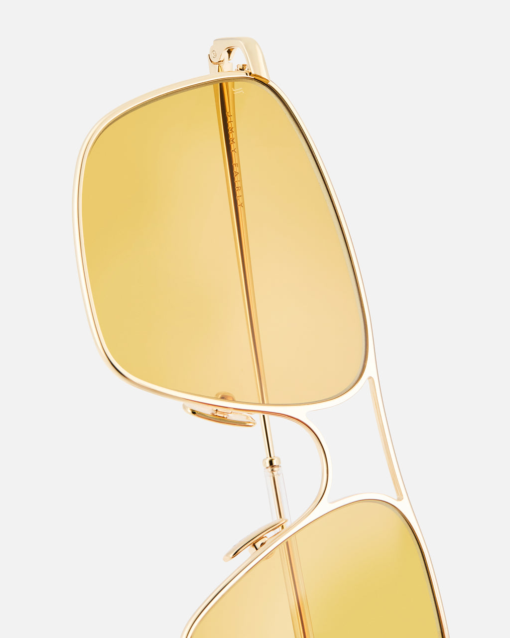 The Avery JF Colors Aviator Women's Sunglasses in Gold