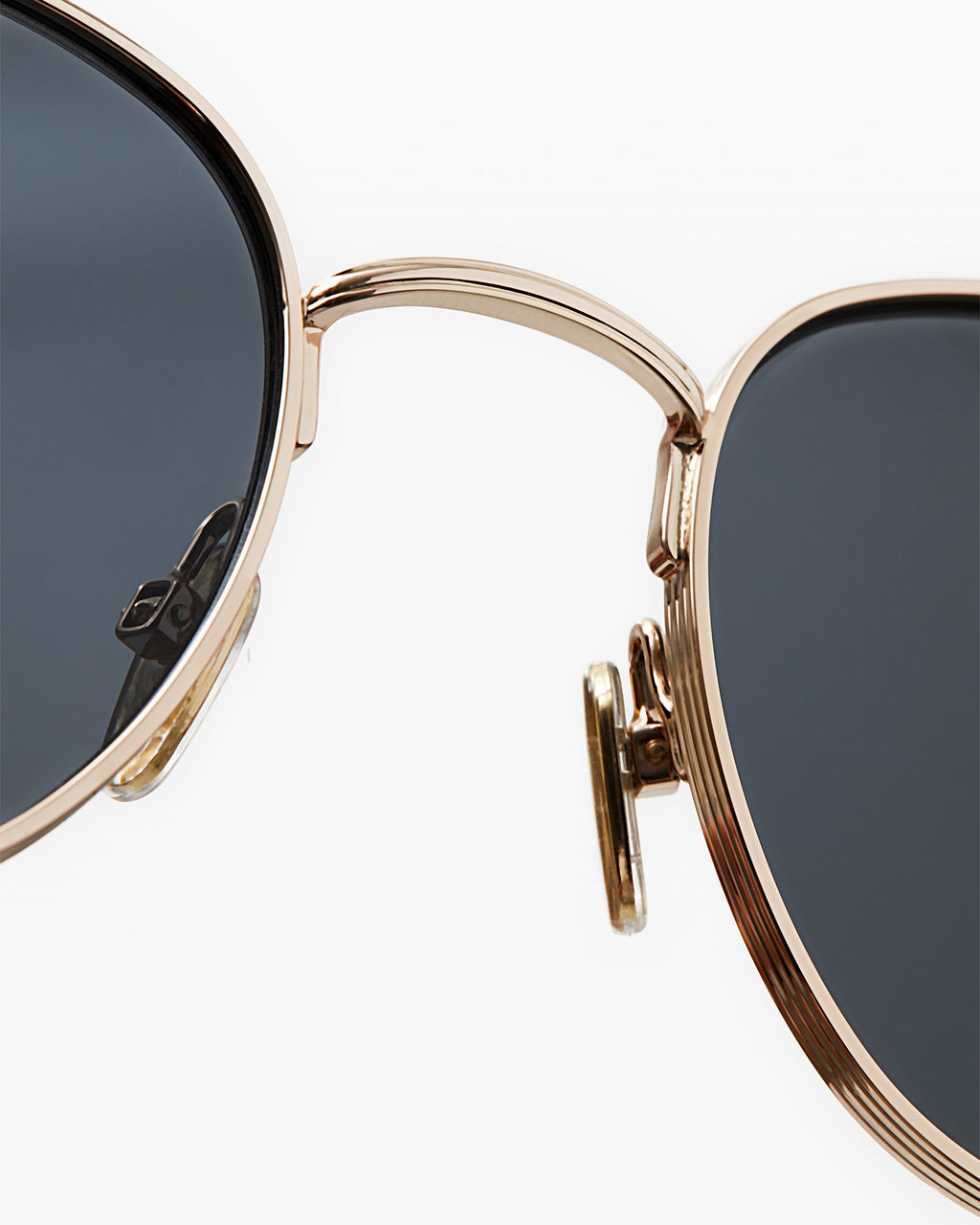 The Buddy Rund Herren-Sonnenbrillen in Gold