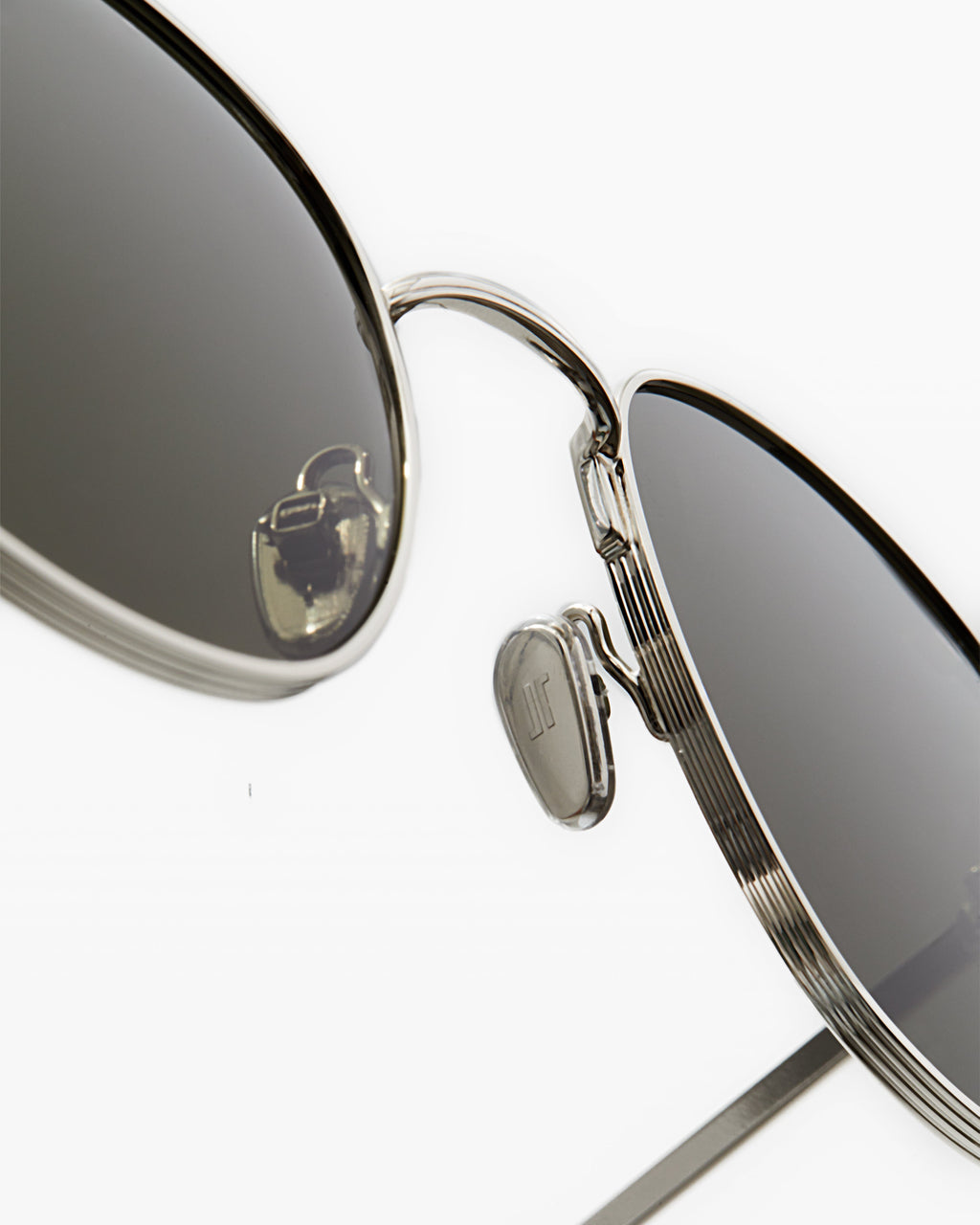 The Buddy Rund Herren-Sonnenbrillen in Silber