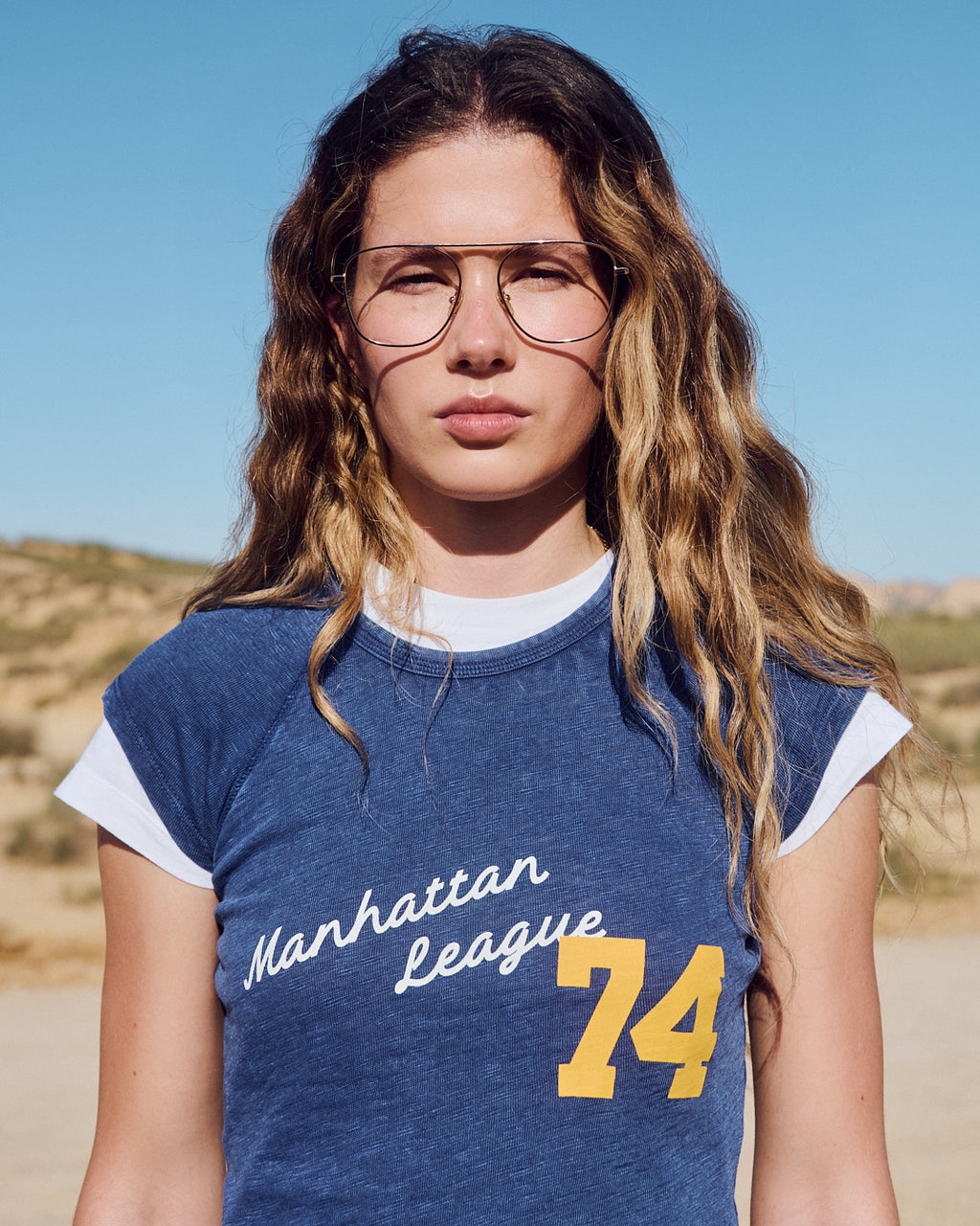 The Rocky Aviator Women's Eyeglasses in Gold