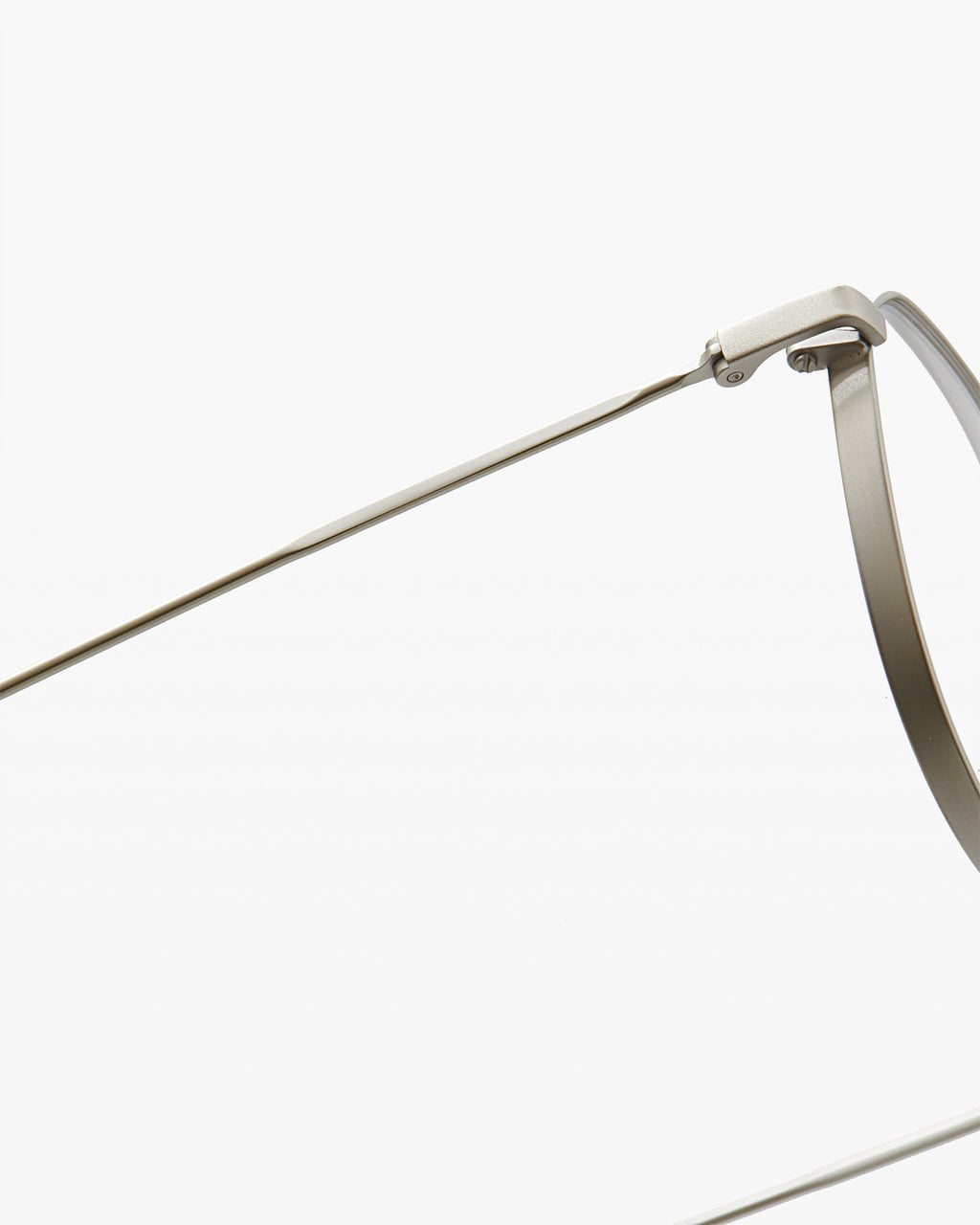 The Lenny Sechseckig Herrenbrillen in Silber