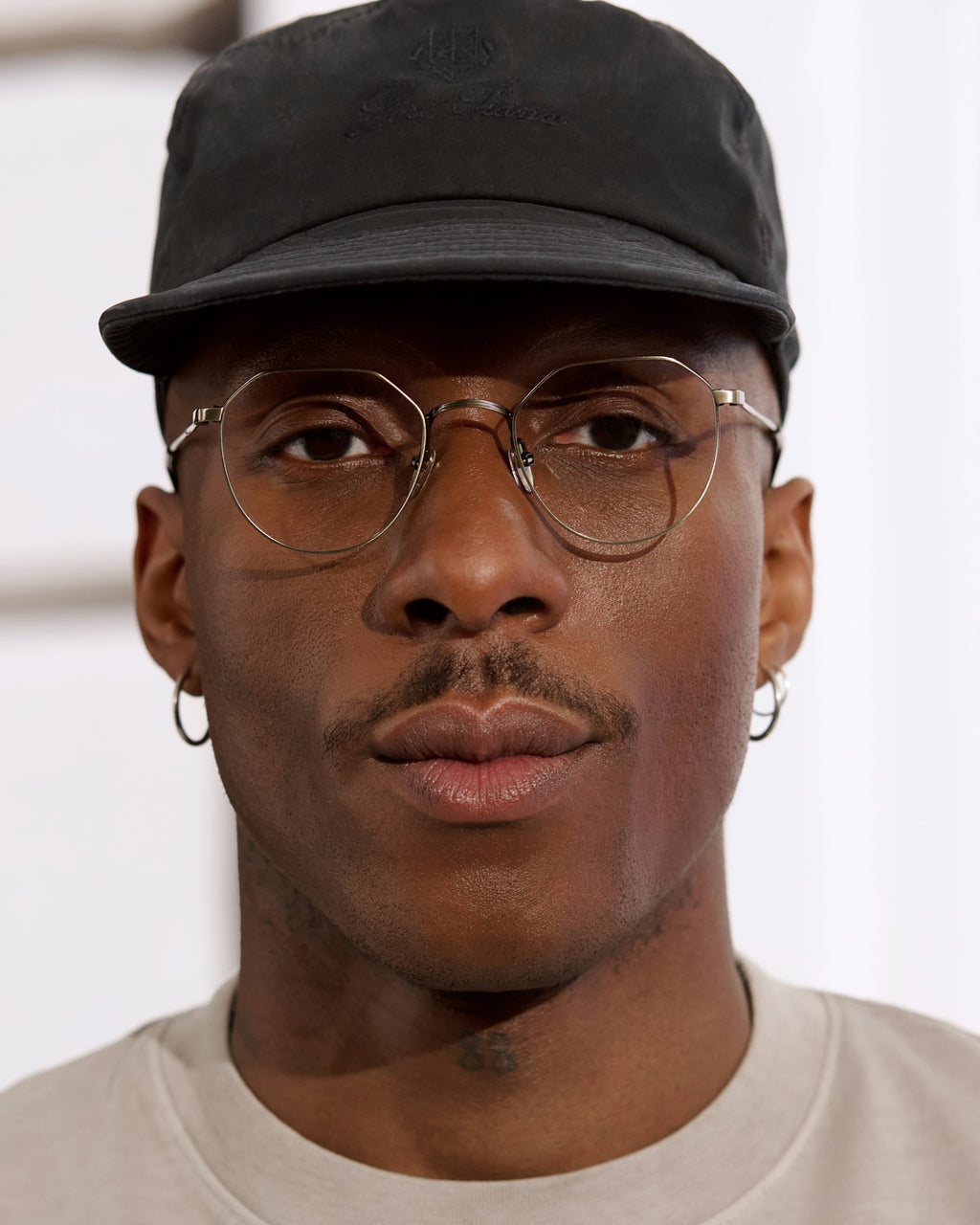 The Lenny Sechseckig Herrenbrillen in Gold