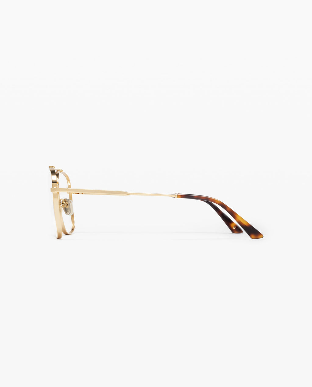 The Lizzie Aviator Women's Eyeglasses in Gold