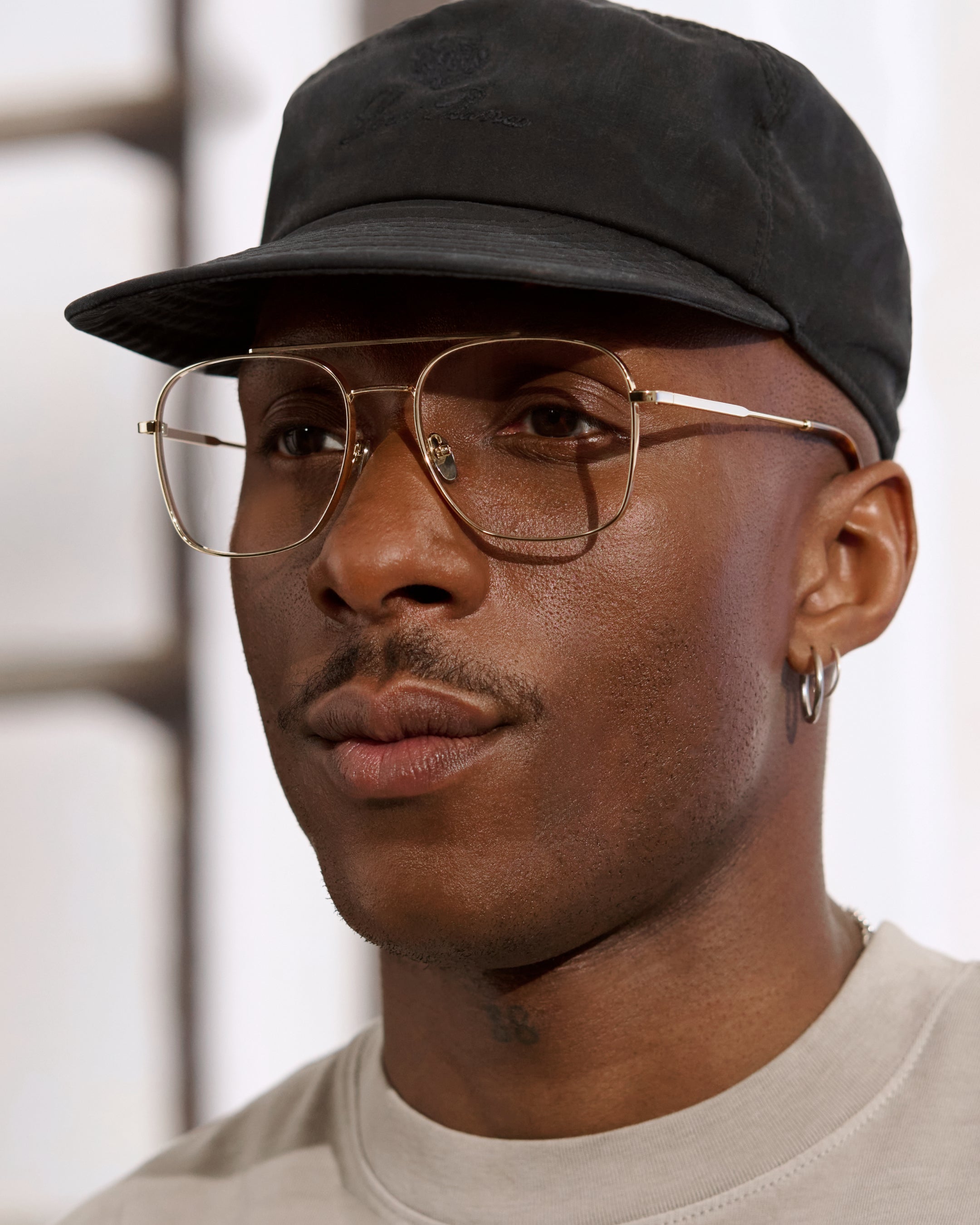 The Lizzie Aviator Women's Eyeglasses in Gold