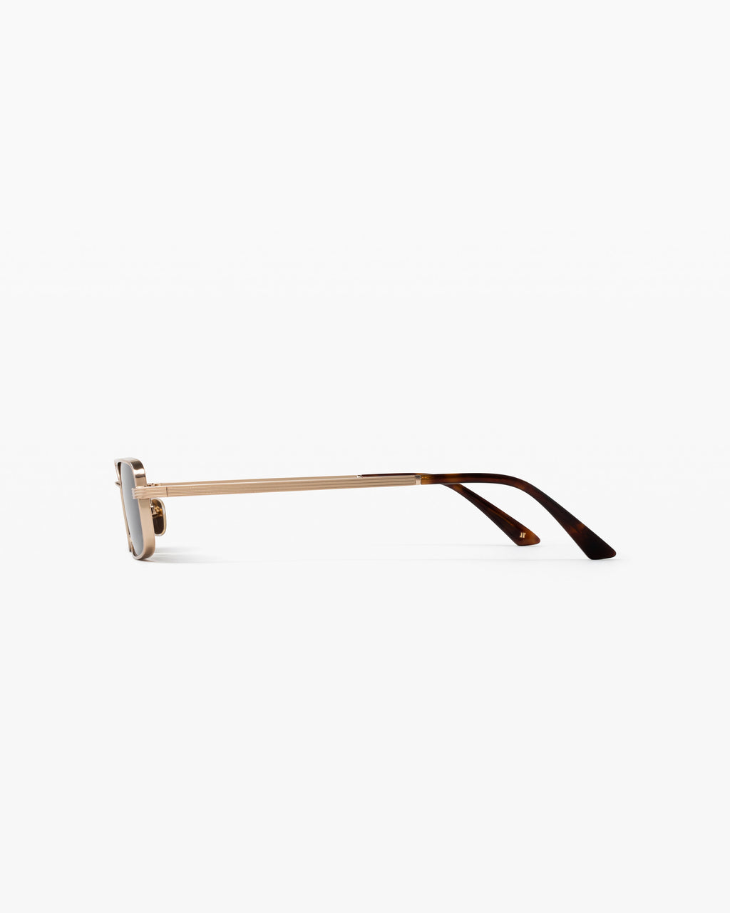 The Irene Rectangular Women's Sunglasses in Gold