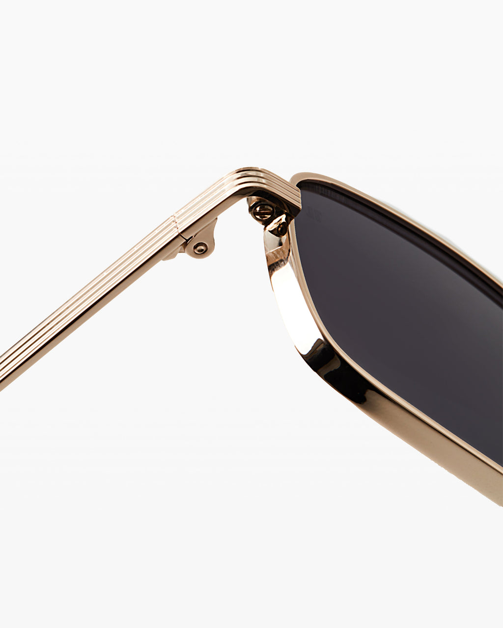 The Irene Rectangular Women's Sunglasses in Gold