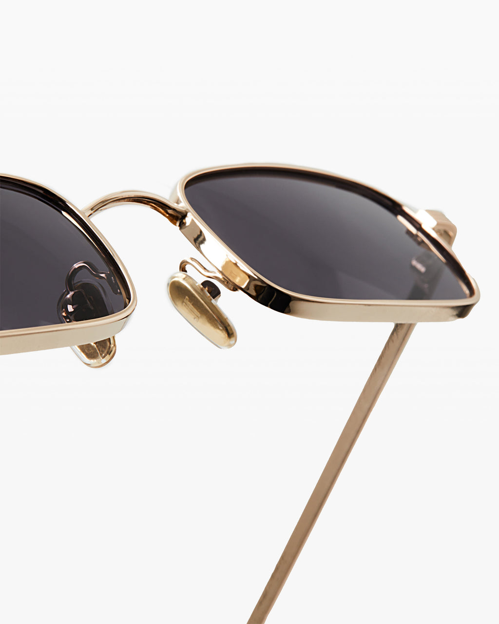 The Irene Rectangular Women's Sunglasses in Gold