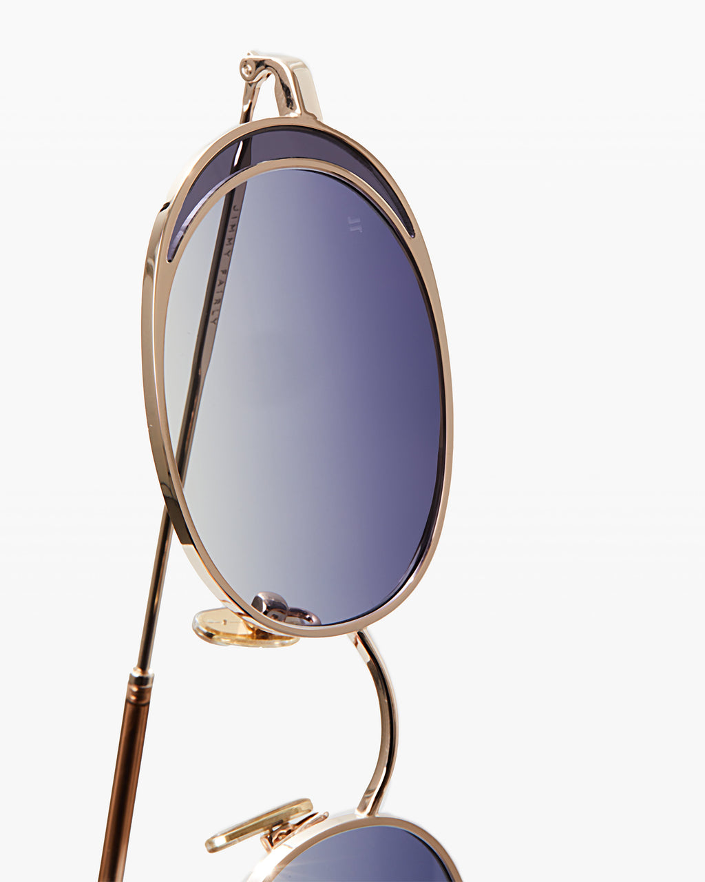 La Graziella Rond Lunettes de Soleil pour femme in Or