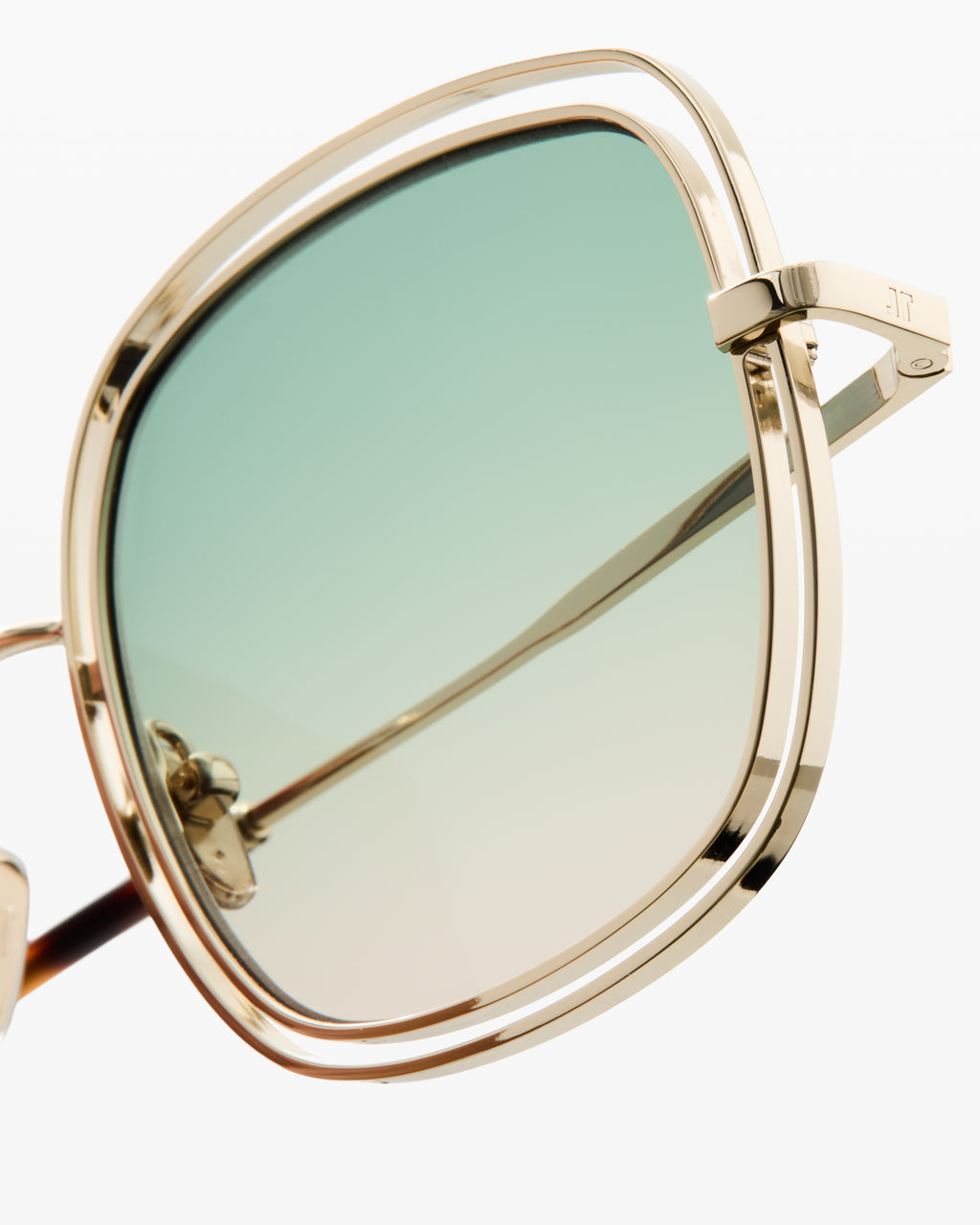 La Ema Carré Lunettes de Soleil pour femme in Or