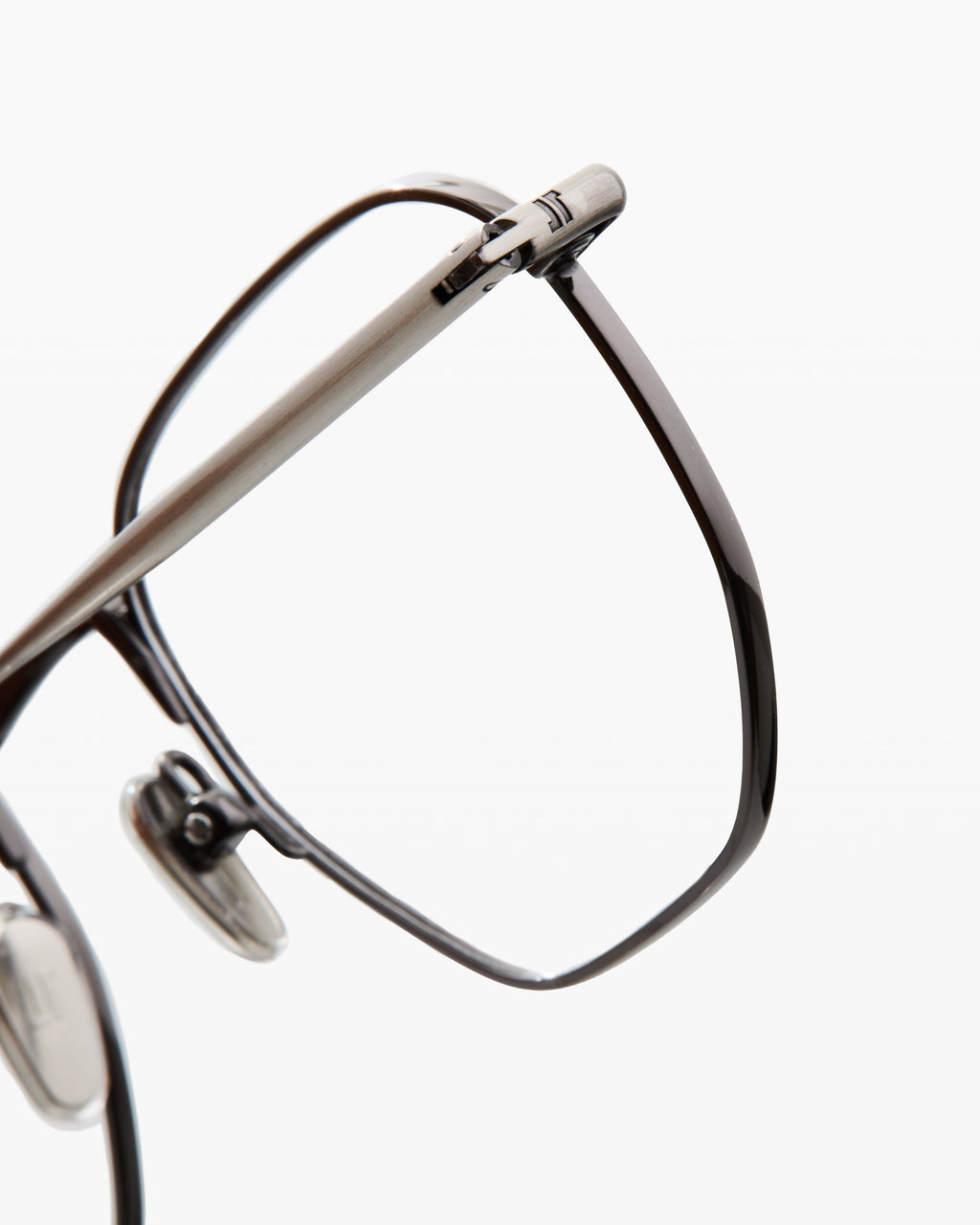 The Ash Sechseckig Herrenbrillen in Rotguss