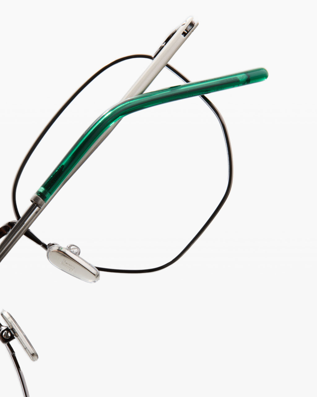 The Ash L Sechseckig Herrenbrillen in Rotguss