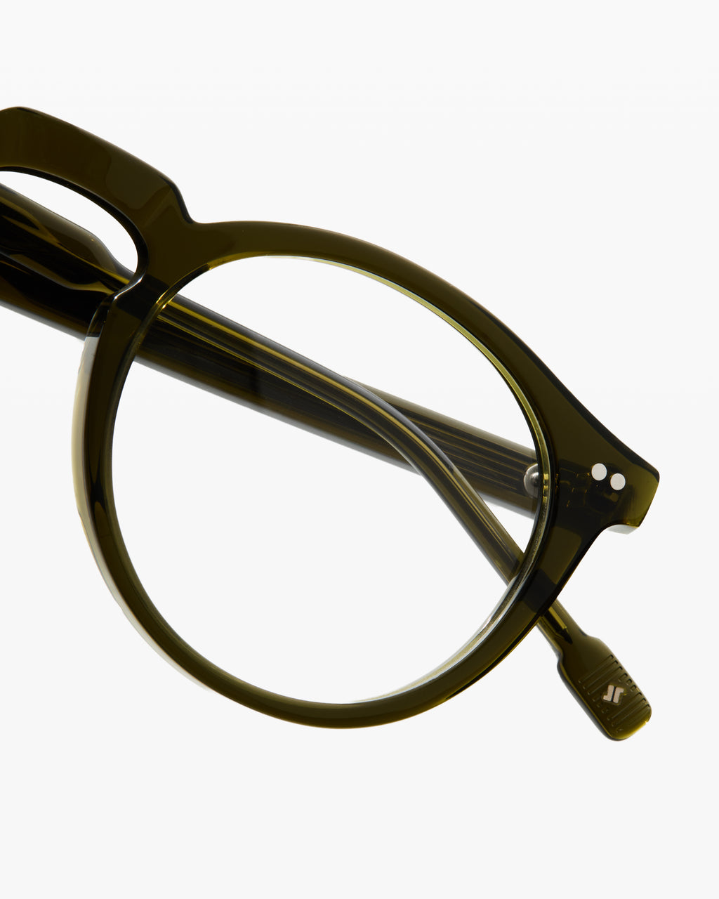 The Scott L Rund Herrenbrillen in Dunkelgrün