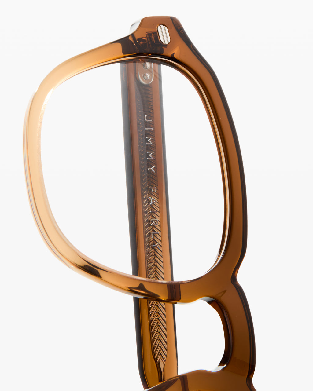 The Headlight Rechteckig Herrenbrillen in Karamell