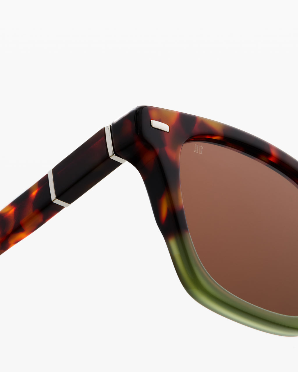 The Bari Rectangular Men's Sunglasses in Dark Tortoise
