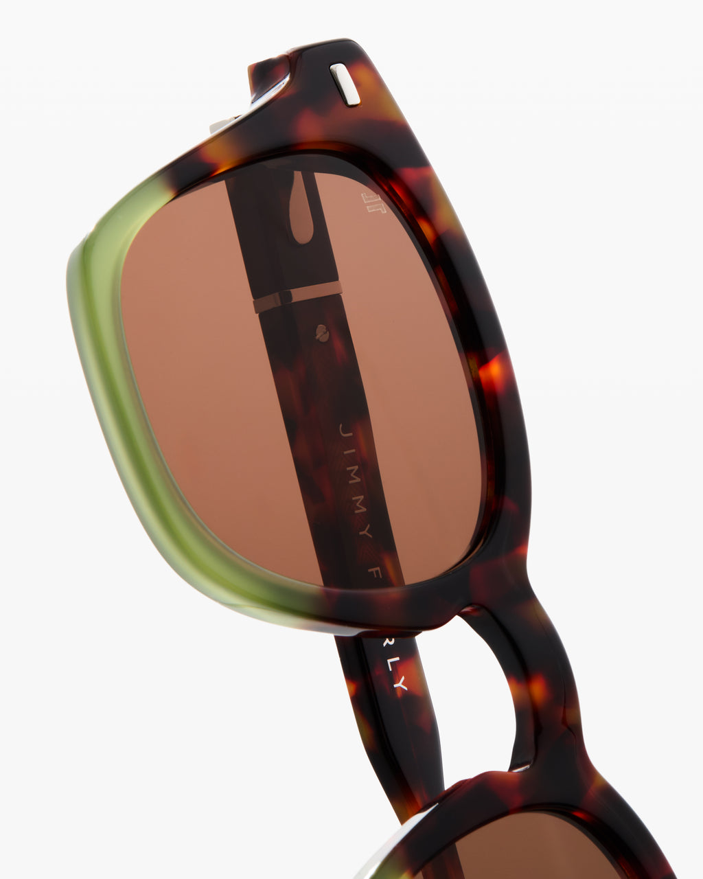 The Bari Rectangular Men's Sunglasses in Dark Tortoise