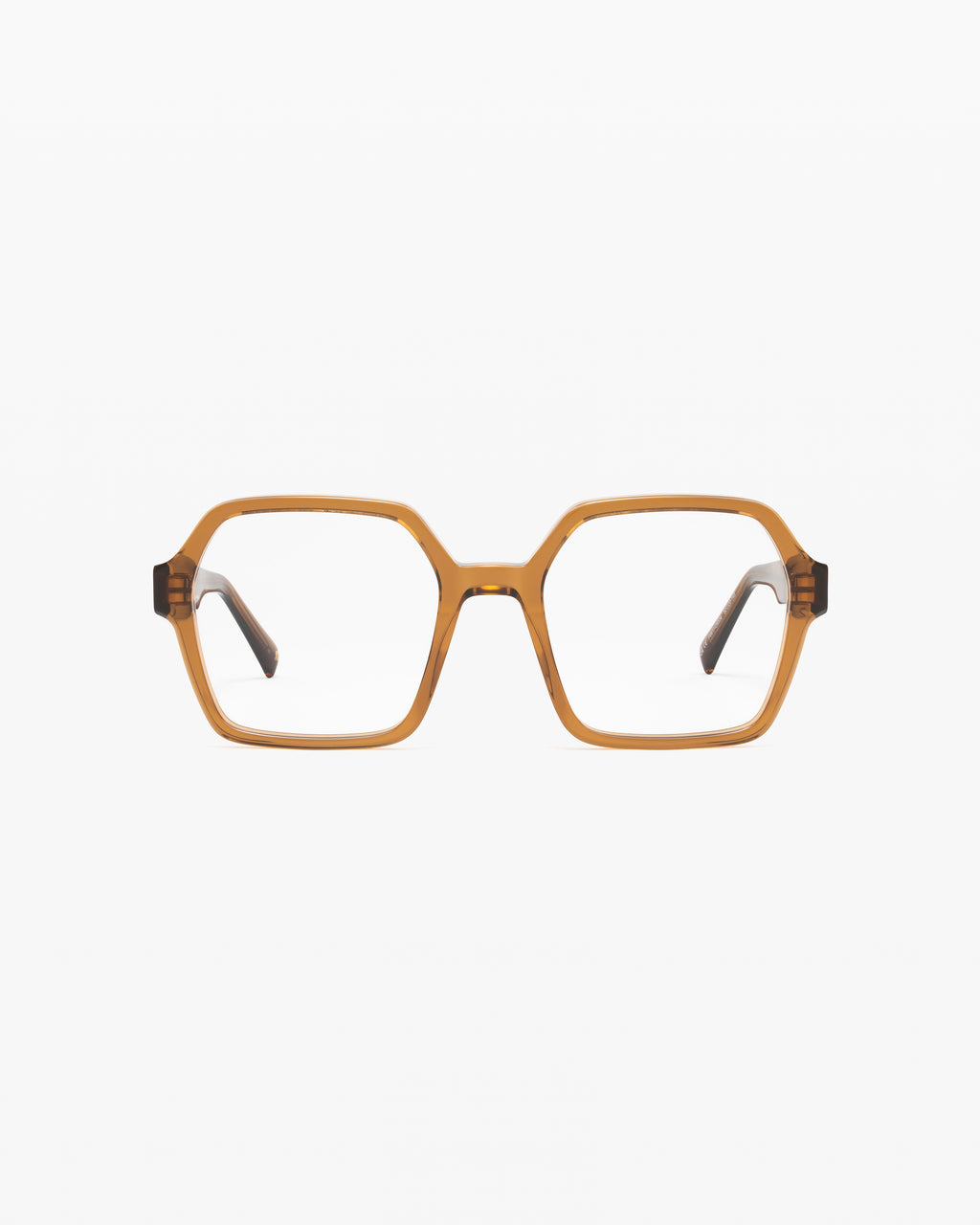 The Blum Platz Damenbrillen in Karamell