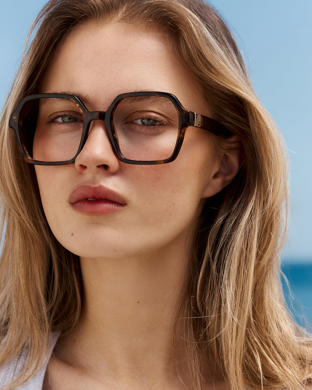 La Blum Carré Lunettes de Vue pour femme in Ecaille