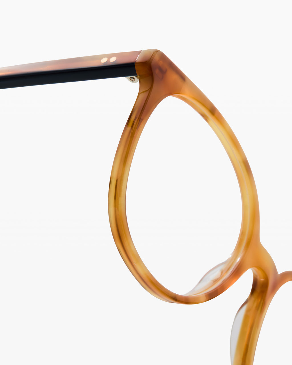 The Alina Rund Damenbrillen in Helle Schuppe