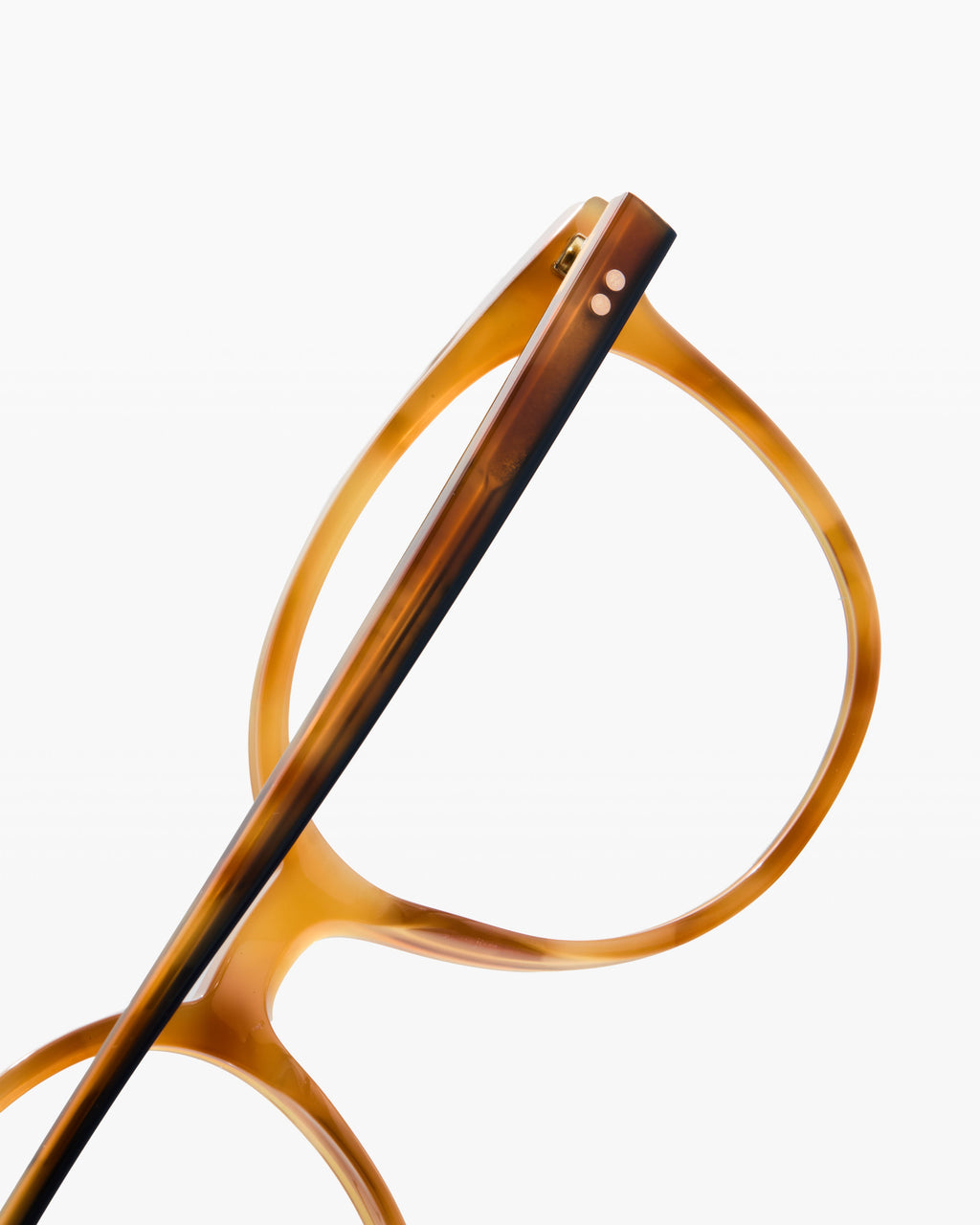 The Alina Rund Damenbrillen in Helle Schuppe