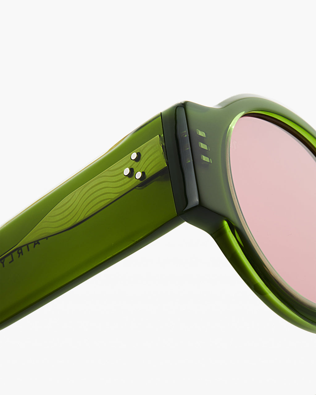 The Nava Rund Damen-Sonnenbrillen in Grün