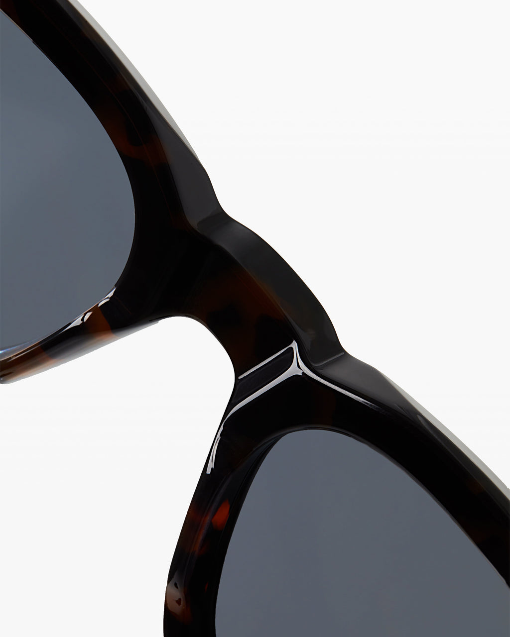 The Salva Rechteckig Herren-Sonnenbrillen in Schwarz