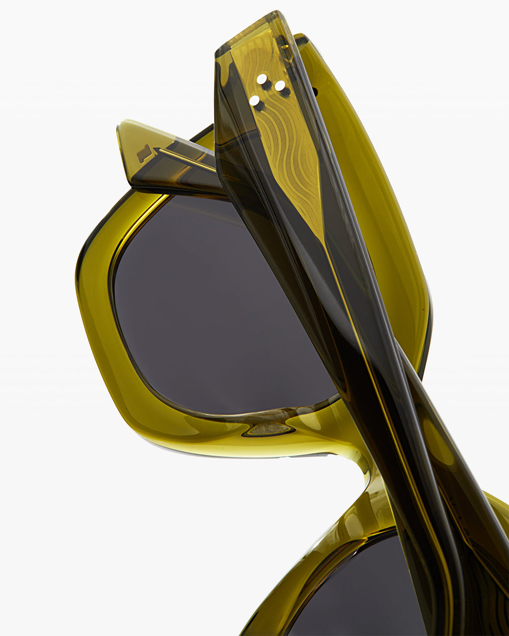 The Capri Schmetterling Damen-Sonnenbrillen in Grün