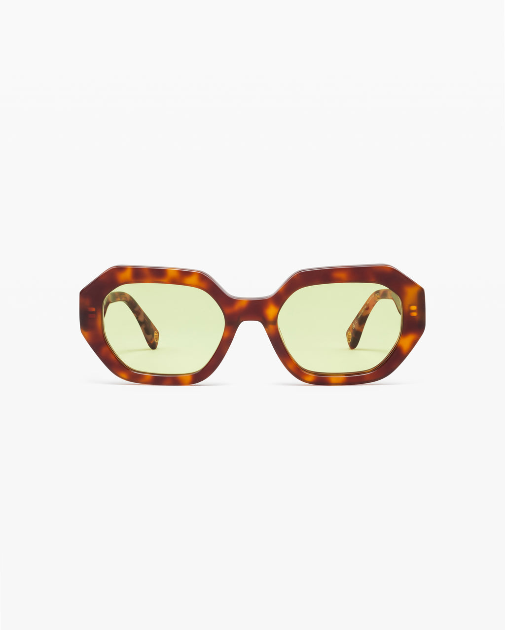 The Portofino JF Colors Rectangular Women's Sunglasses in Light Tortoise