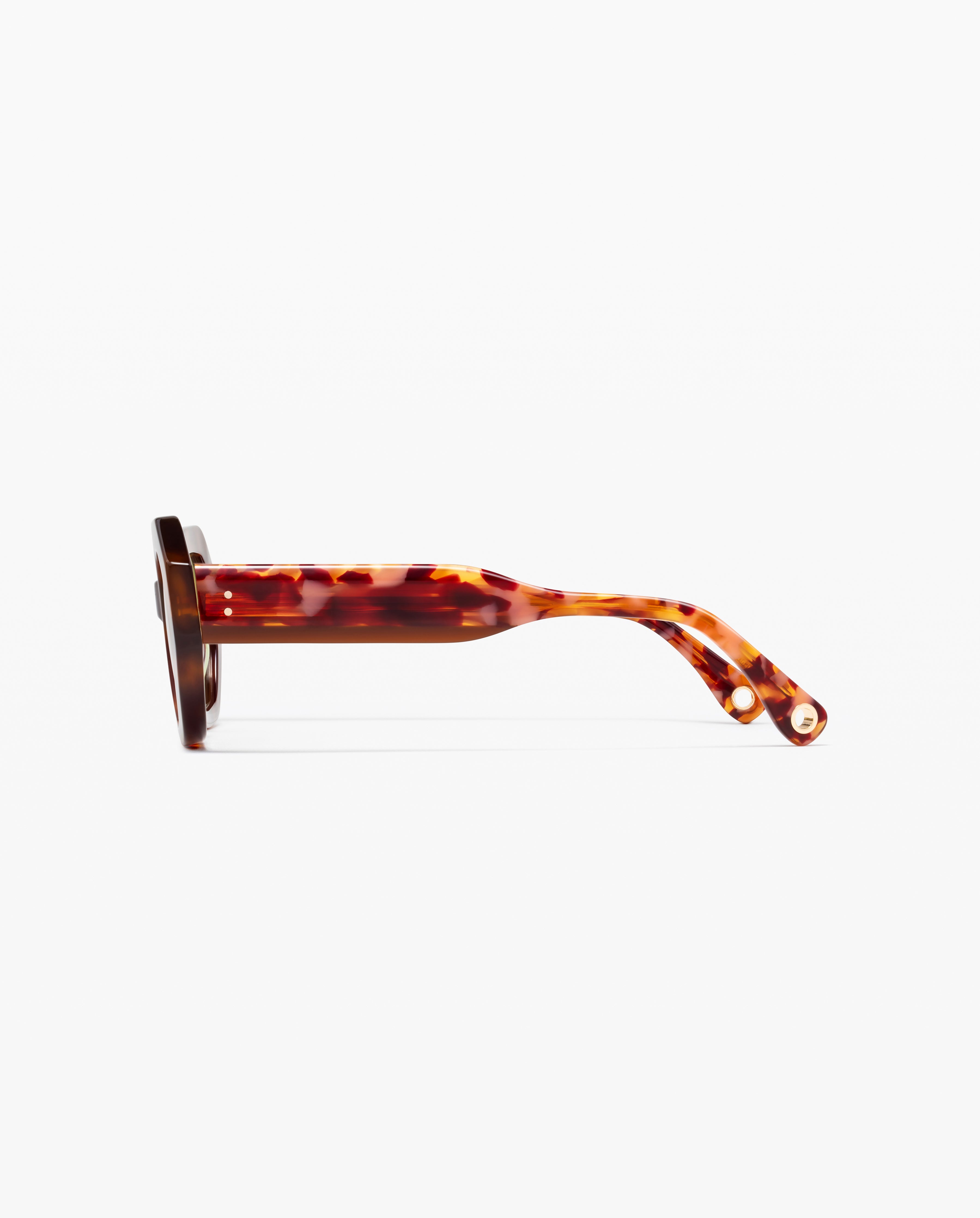 The Portofino JF Colors Rectangular Women's Sunglasses in Light Tortoise