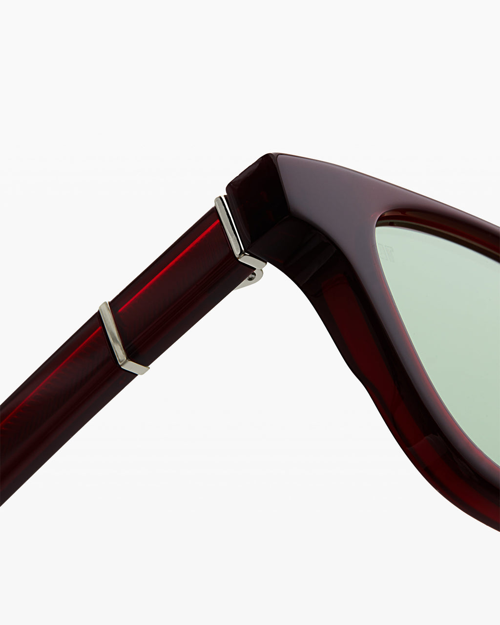 The Calvi JF Colors Rectangular Men's Sunglasses in Burgundy