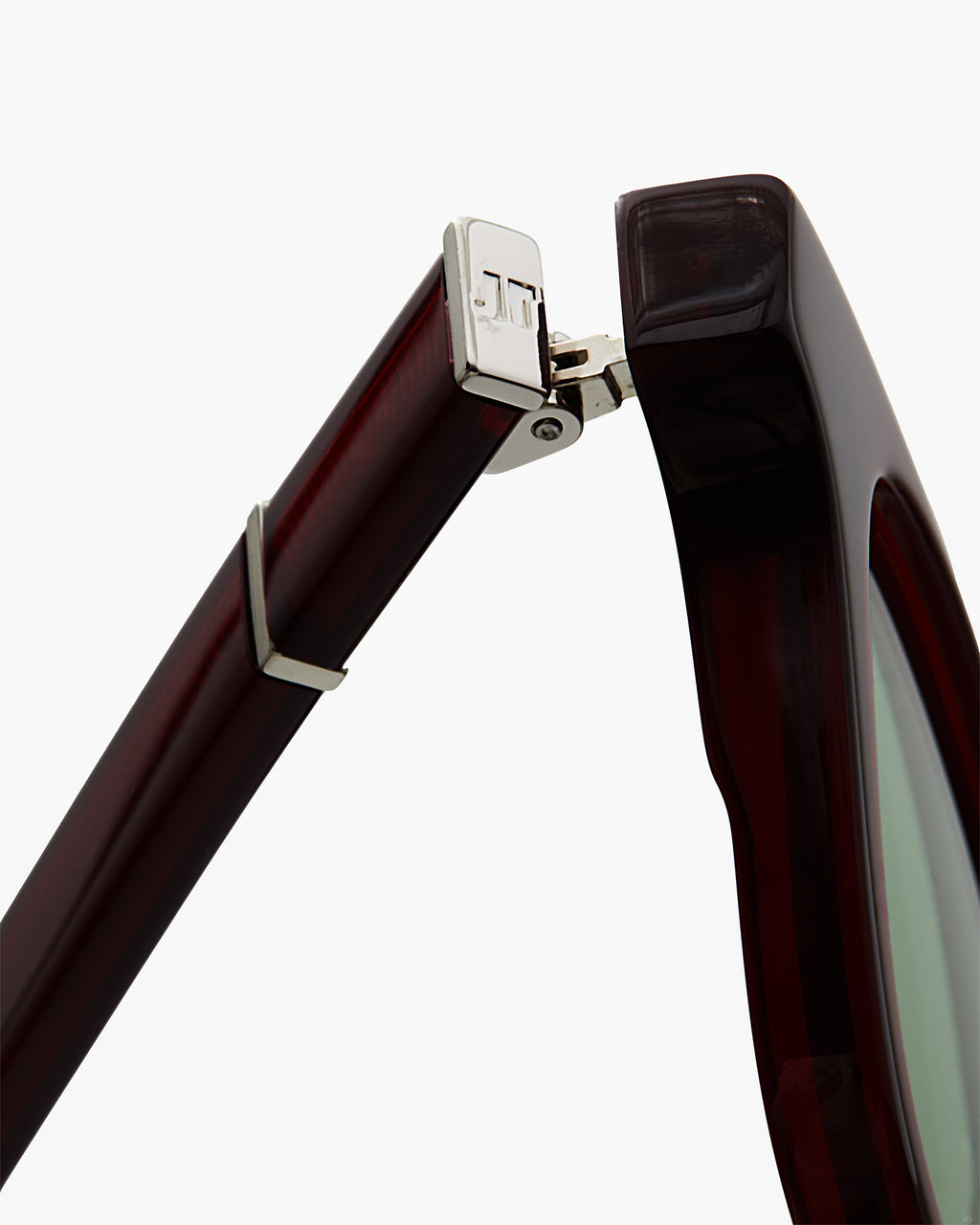 The Calvi JF Colors Rectangular Men's Sunglasses in Burgundy