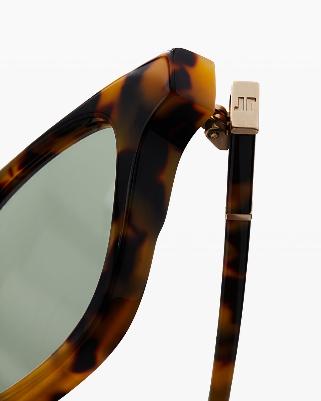 The Calvi JF Colors Rechteckig Herren-Sonnenbrillen in Yellow Tortoise