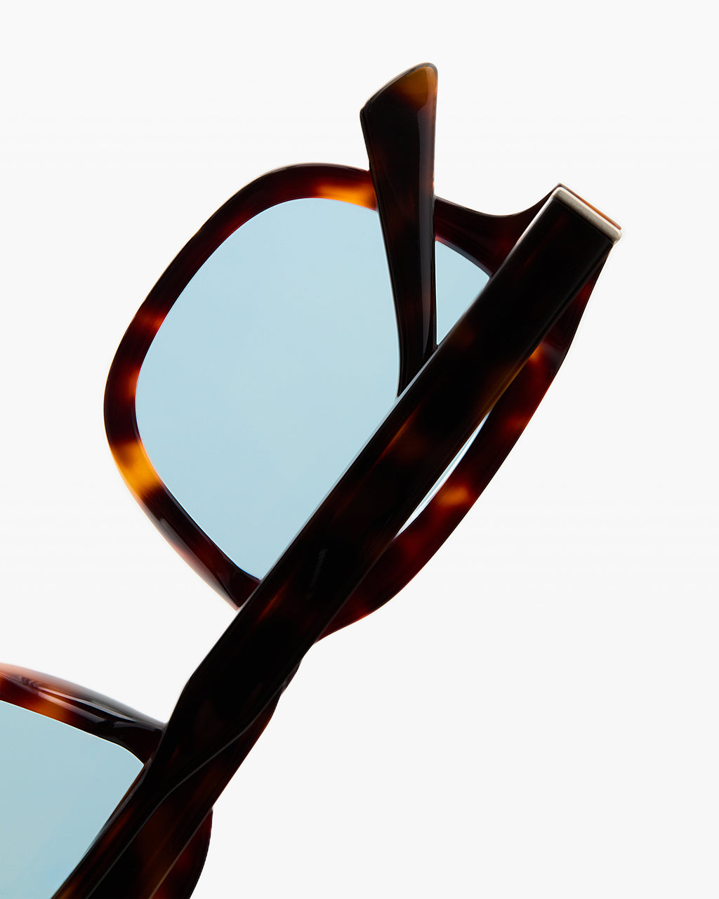 The Calvi JF Colors Rechteckig Herren-Sonnenbrillen in Dark Tortoise